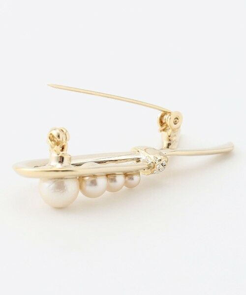 J.PRESS / ジェイプレス ブローチ・コサージュ | ハーフリボン ブローチ | 詳細8