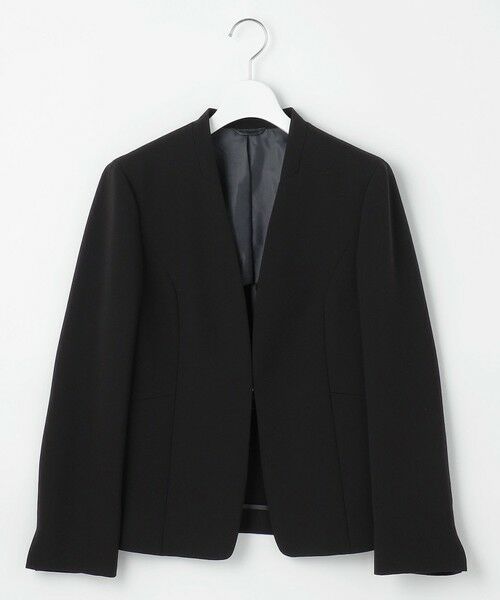 J.PRESS / ジェイプレス ノーカラージャケット | 【セットアップ対応】セラテリーダブルクロス ノーカラー ジャケット | 詳細8