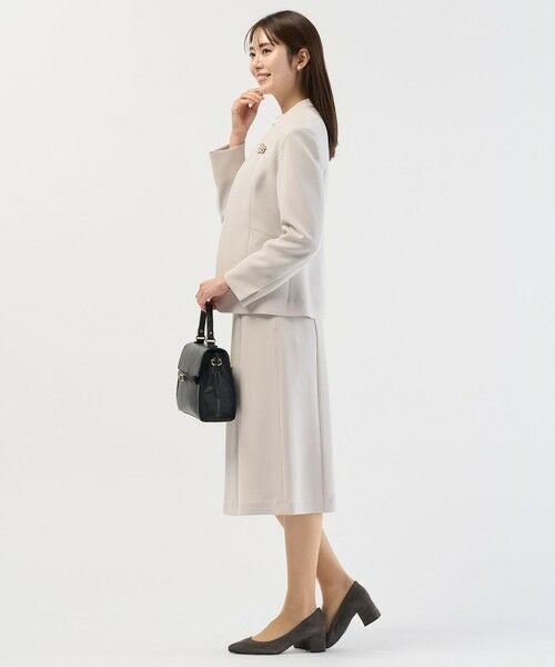 J.PRESS / ジェイプレス ノーカラージャケット | 【セットアップ対応】セラテリーダブルクロス ノーカラー ジャケット | 詳細16