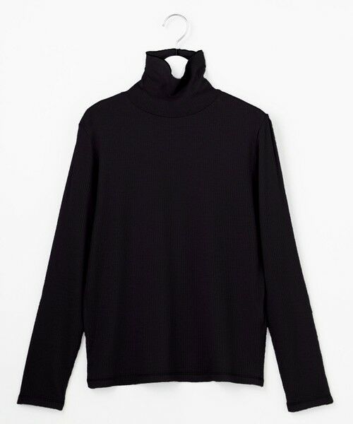 J.PRESS / ジェイプレス カットソー | カシミヤシルクリブタートル カットソー(ブラック系)