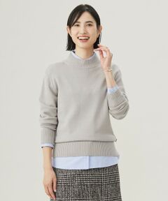 【WEB限定カラーあり・洗える】CLEAR WOOL BLEND ニット