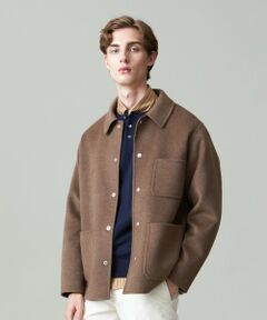 【WEB限定カラー有】カシミアWフェイス 3パッチ カバーオール