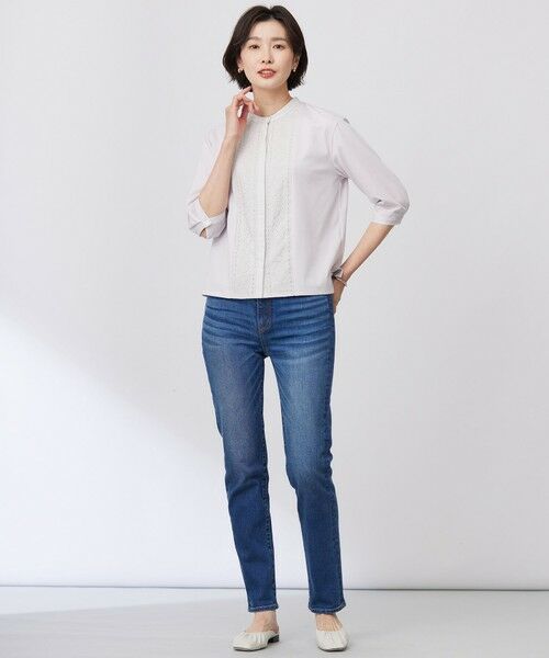 J.PRESS / ジェイプレス デニムパンツ | 【洗える】BASIC STRETCH DENIM スキニー パンツ | 詳細21