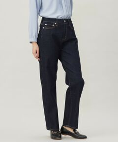 【洗える】BASIC STRETCH DENIM ボーイフィット パンツ