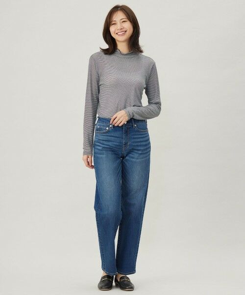 J.PRESS / ジェイプレス デニムパンツ | 【洗える】BASIC STRETCH DENIM ボーイフィット パンツ | 詳細7