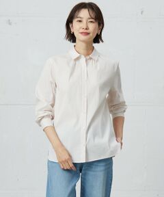 ♡極美品♡ 25SS ジェイプレス シャツ ブラウス 半袖 チェック 紺 チェック柄半袖シャツブラウス レディース 夏[品番：KH000014853
