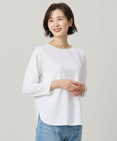 J.PRESS / ジェイプレス カットソー | ベーシックジャージー シャツテール カットソー