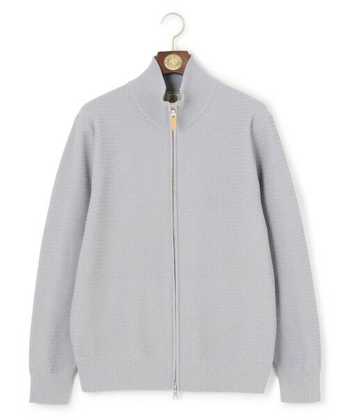 J.PRESS / ジェイプレス カーディガン・ボレロ | ハイツイストヘリンボン フルジップカーディガン | 詳細1