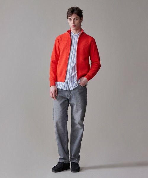 J.PRESS / ジェイプレス カーディガン・ボレロ | ハイツイストヘリンボン フルジップカーディガン | 詳細2