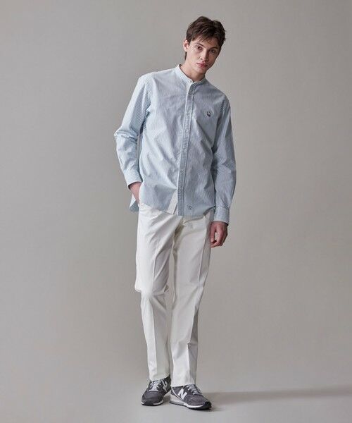 J.PRESS / ジェイプレス その他パンツ | 洗練されたデザインと機能性【ストレッチ】トリコチン ステムテーパード パンツ | 詳細1