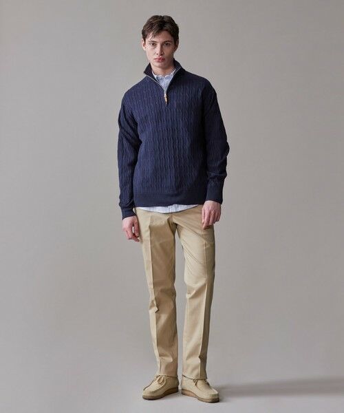 J.PRESS / ジェイプレス その他パンツ | 洗練されたデザインと機能性【ストレッチ】トリコチン ステムテーパード パンツ | 詳細17