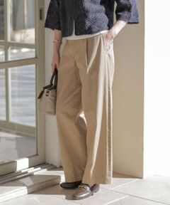 J.PRESS / ジェイプレス その他パンツ | 【洗える】20チノストレッチ ワイドパンツ