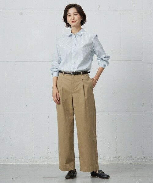 セール】 【洗える】20チノストレッチ ワイドパンツ （その他