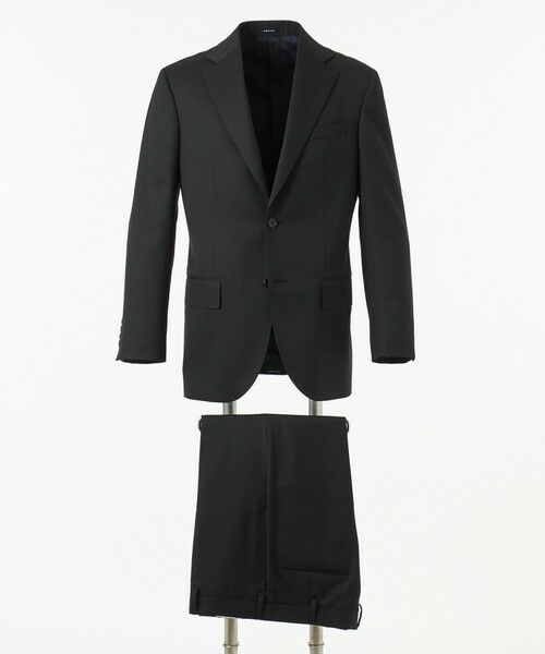 J.PRESS/ジェイプレス 【定番】【JAPAN CRAFT CLOTH】シャドーヘリンボン スーツ / 背抜き ネイビー系1 AB7 J.PRESS/ジェイプレス 【定番】【JAPAN CRAFT CLOTH】シャドーヘリンボン スーツ / 背抜き ネイビー系1 AB7