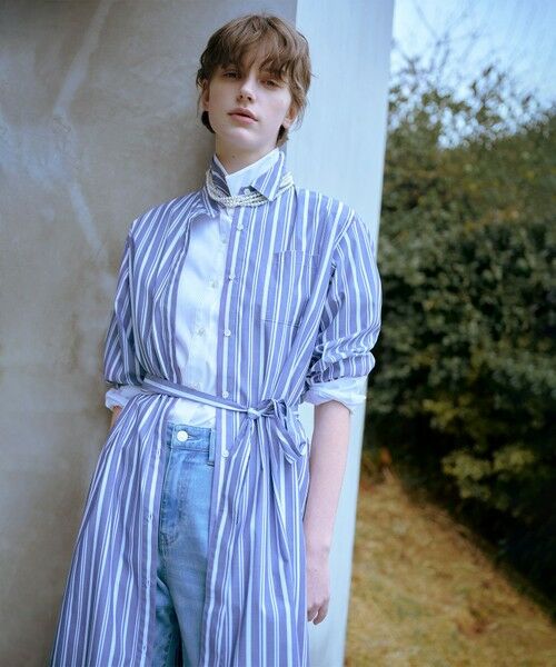 セール】 【WEB限定・洗える】クラシックピンオックス ボタン