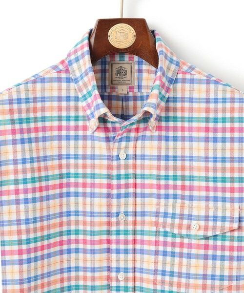 J.PRESS / ジェイプレス シャツ・ブラウス | コットンオックス マルチチェック シャツ / ボタンダウン | 詳細9