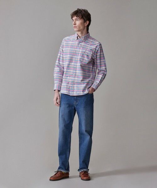 J.PRESS / ジェイプレス シャツ・ブラウス | コットンオックス マルチチェック シャツ / ボタンダウン | 詳細3