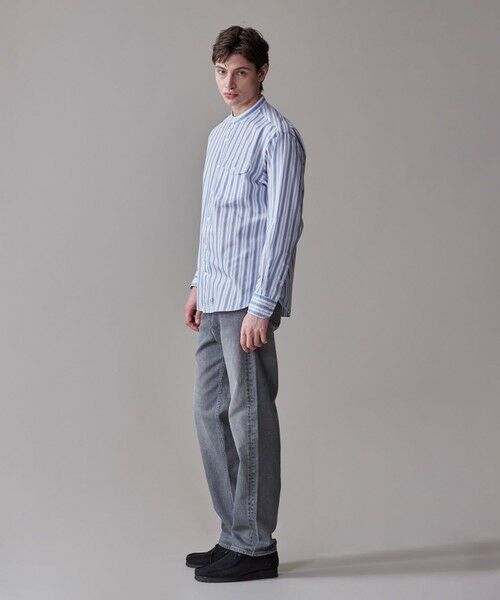 J.PRESS / ジェイプレス シャツ・ブラウス | 【SOMELOS】マルチストライプ バンドカラーシャツ | 詳細2