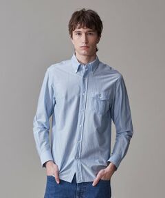 J.PRESS / ジェイプレス シャツ・ブラウス | 【KANEMASA JERSEY】【きちんと見え、快適な着心地】ストライプジャージ ボタンダウンシャツ / JAPAN MADE