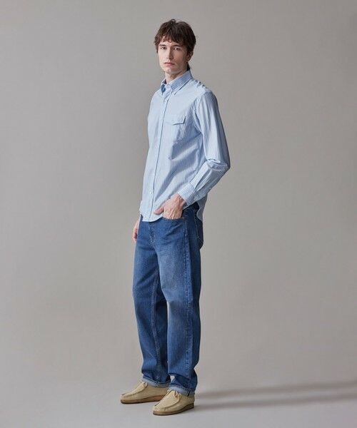 J.PRESS / ジェイプレス シャツ・ブラウス | 【KANEMASA JERSEY】【きちんと見え、快適な着心地】ストライプジャージ ボタンダウンシャツ / JAPAN MADE | 詳細8