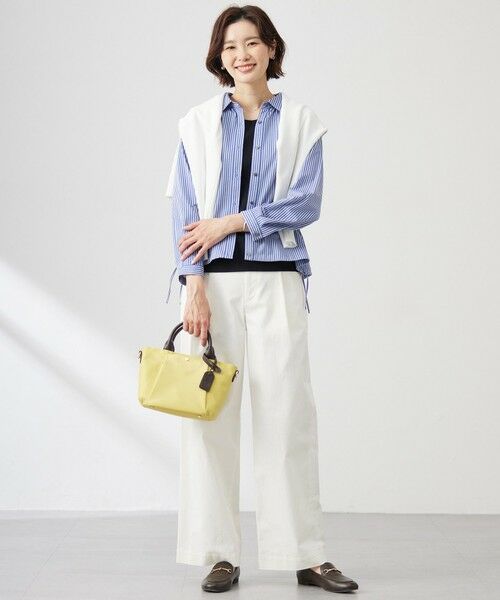 J.PRESS / ジェイプレス カットソー | Jカミーチェストライプ シャツカラー カットソー | 詳細11