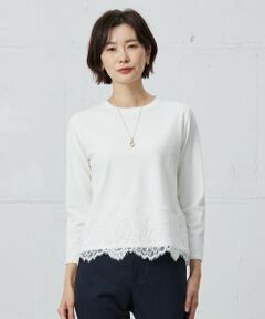 213 新品 ジェイプレス Jプレス チルデン ニット ウールセーター M Cash Lamb's Wool】ハーフジップニット