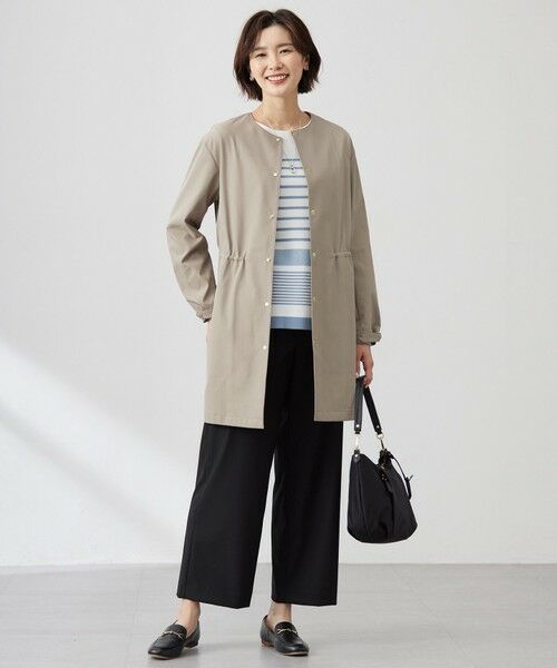 J.PRESS / ジェイプレス ニット・セーター | 【洗える】Cotton Acetate パネルボーダー プルオーバー ニット | 詳細12