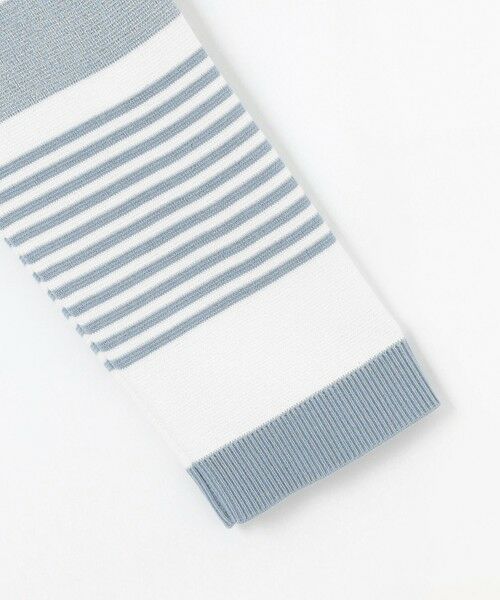 J.PRESS / ジェイプレス ニット・セーター | 【洗える】Cotton Acetate パネルボーダー プルオーバー ニット | 詳細17