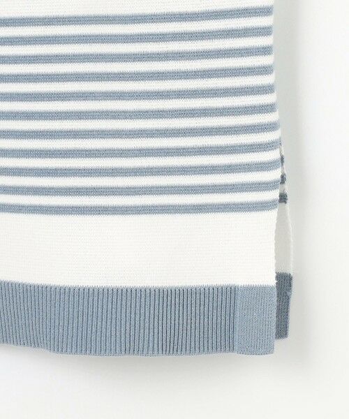 J.PRESS / ジェイプレス ニット・セーター | 【洗える】Cotton Acetate パネルボーダー プルオーバー ニット | 詳細18