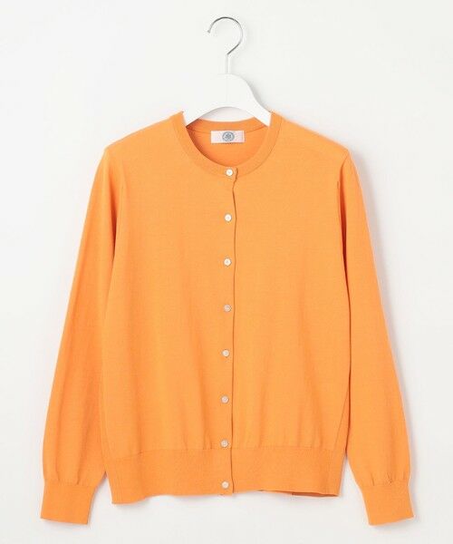 セール】 【洗える】BASIC HT COTTON クルーネック カーディガン