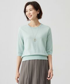 J.PRESS / ジェイプレス ニット・セーター | 【洗える】BASIC HT COTTON クールネック プルオーバー