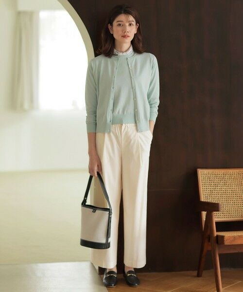 J.PRESS / ジェイプレス ニット・セーター | 【洗える】BASIC HT COTTON クールネック プルオーバー | 詳細9