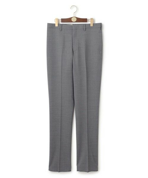 J.PRESS/ジェイプレス 【Peppin Merino Comfort】【ウォッシャブル可 / 折り目加工】プレーンウィーヴ スラックス / ノータック ライトグレー系 73 J.PRESS/ジェイプレス 【Peppin Merino Comfort】【ウォッシャブル可 / 折り目加工】プレーンウィーヴ スラックス / ノータック ライトグレー系 73