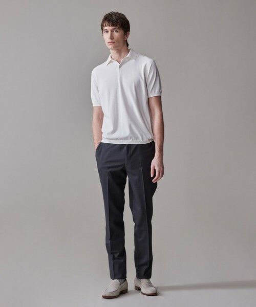 J.PRESS / ジェイプレス スラックス・ドレスパンツ | 【Peppin Merino Comfort】【ウォッシャブル可 / 折り目加工】プレーンウィーヴ スラックス / ノータック | 詳細9