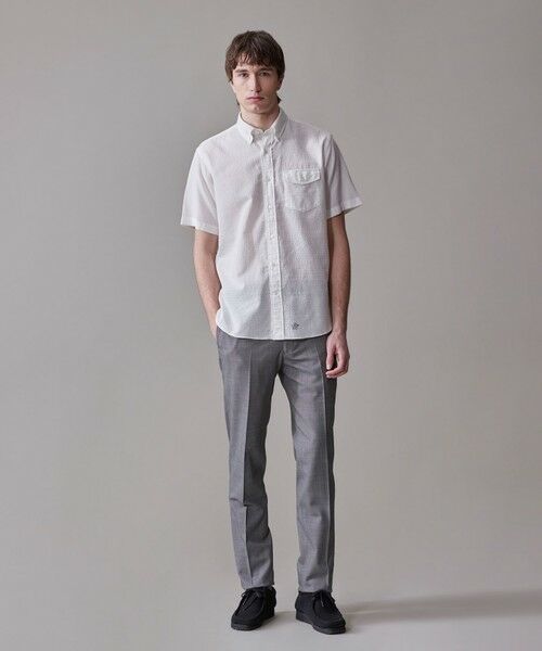 J.PRESS / ジェイプレス スラックス・ドレスパンツ | 【Peppin Merino Comfort】【ウォッシャブル可 / 折り目加工】バーズアイ スラックス / ノータック | 詳細11