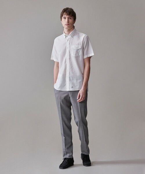 J.PRESS / ジェイプレス スラックス・ドレスパンツ | 【Peppin Merino Comfort】【ウォッシャブル可 / 折り目加工】バーズアイ スラックス / ノータック | 詳細12