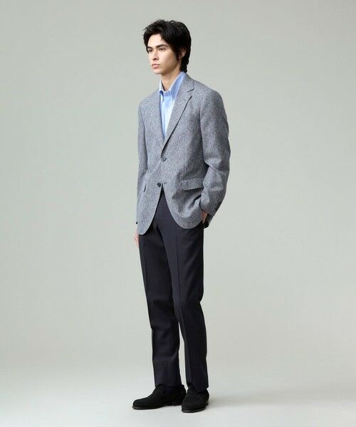 J.PRESS / ジェイプレス スラックス・ドレスパンツ | 【Peppin Merino Comfort】【ウォッシャブル可 / 折り目加工】バーズアイ スラックス / ノータック | 詳細22