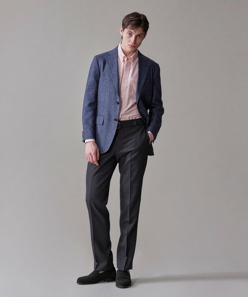 J.PRESS / ジェイプレス スラックス・ドレスパンツ | 【Peppin Merino Comfort】【ウォッシャブル可 / 折り目加工】バーズアイ スラックス / ノータック | 詳細26