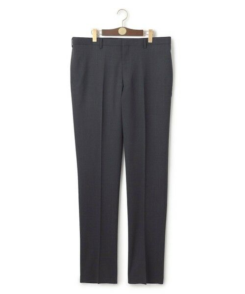 J.PRESS/ジェイプレス 【KING SIZE】【Peppin Merino Comfort】【ウォッシャブル可 / 折り目加工】プレーンウィーヴ スラックス / ノータック グレー系 115 J.PRESS/ジェイプレス 【KING SIZE】【Peppin Merino Comfort】【ウォッシャブル可 / 折り目加工】プレーンウィーヴ スラックス / ノータック グレー系 115
