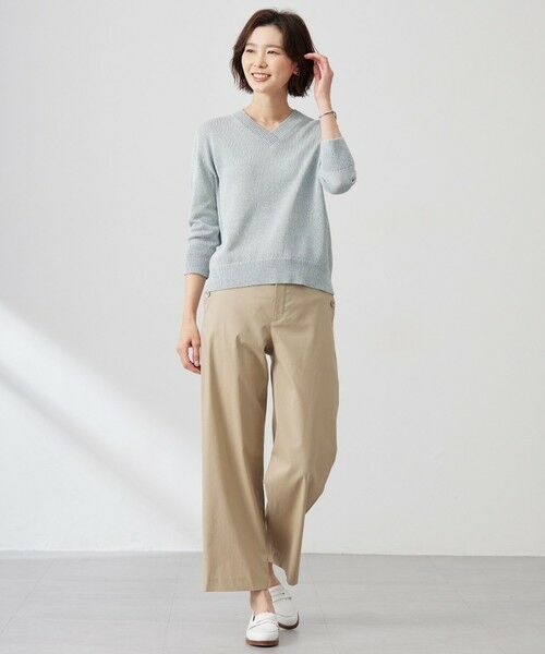 J.PRESS / ジェイプレス その他パンツ | 【セットアップ対応・洗える】セルロースリネンストレッチ ワイド パンツ | 詳細27