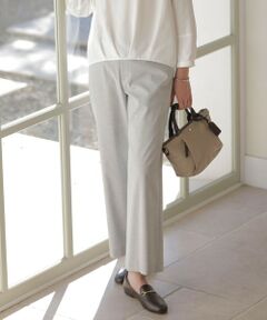 J.PRESS ジェイプレス パンツスーツ 7 W72 グレー ストレッチDMW ESSENTIAL CLOTHING】ミルドクリーンストライプ スーツ/総裏