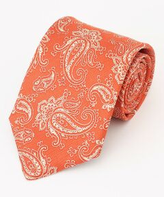 J.PRESS / ジェイプレス ネクタイ | ペイズリーハンドプリント ネクタイ