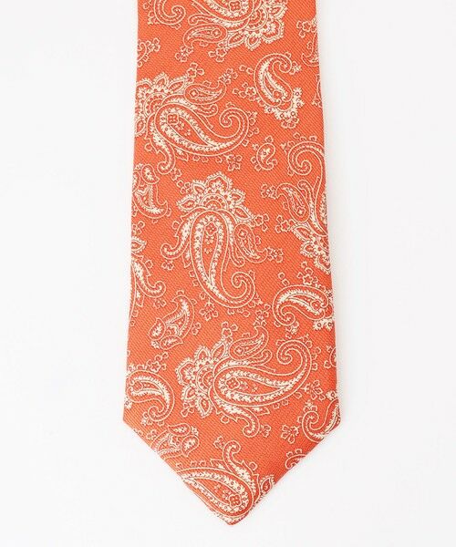 J.PRESS / ジェイプレス ネクタイ | ペイズリーハンドプリント ネクタイ | 詳細1