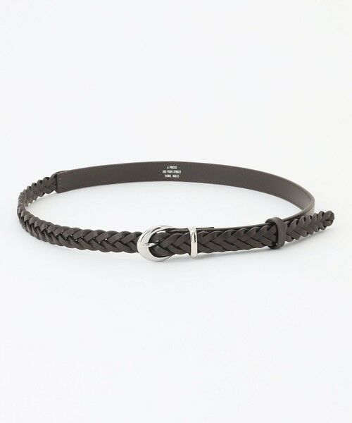 J.PRESS/ジェイプレス メッシュベルト ダークブラウン系 M J.PRESS/ジェイプレス メッシュベルト ダークブラウン系 M