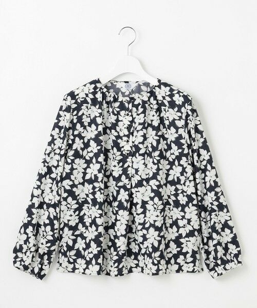 J.PRESS / ジェイプレス シャツ・ブラウス | 【洗える】スパンフラワープリント  ボートネック ブラウス | 詳細5