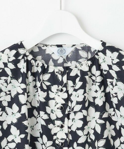 J.PRESS / ジェイプレス シャツ・ブラウス | 【洗える】スパンフラワープリント  ボートネック ブラウス | 詳細7