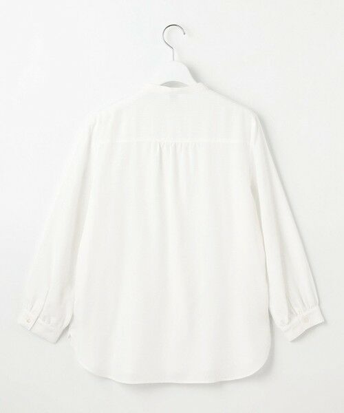 J.PRESS / ジェイプレス シャツ・ブラウス | 【洗える】アセVisシャドーギンガム シャーリング ブラウス | 詳細4