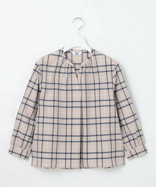 J.PRESS / ジェイプレス シャツ・ブラウス | 【洗える】コンパクトチェック スタンドカラー ブラウス | 詳細4