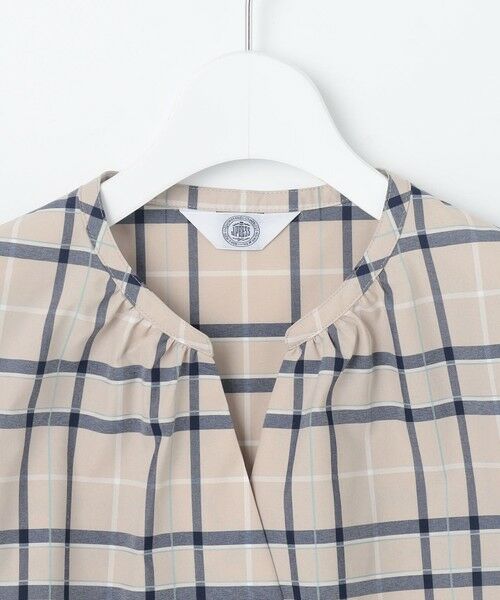 J.PRESS / ジェイプレス シャツ・ブラウス | 【洗える】コンパクトチェック スタンドカラー ブラウス | 詳細6