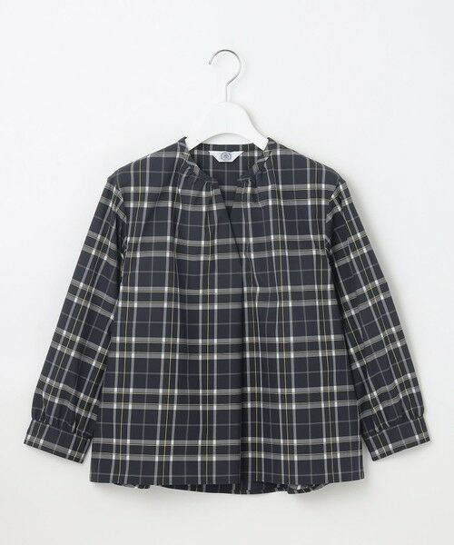 J.PRESS / ジェイプレス シャツ・ブラウス | 【洗える】コンパクトチェック スタンドカラー ブラウス | 詳細12